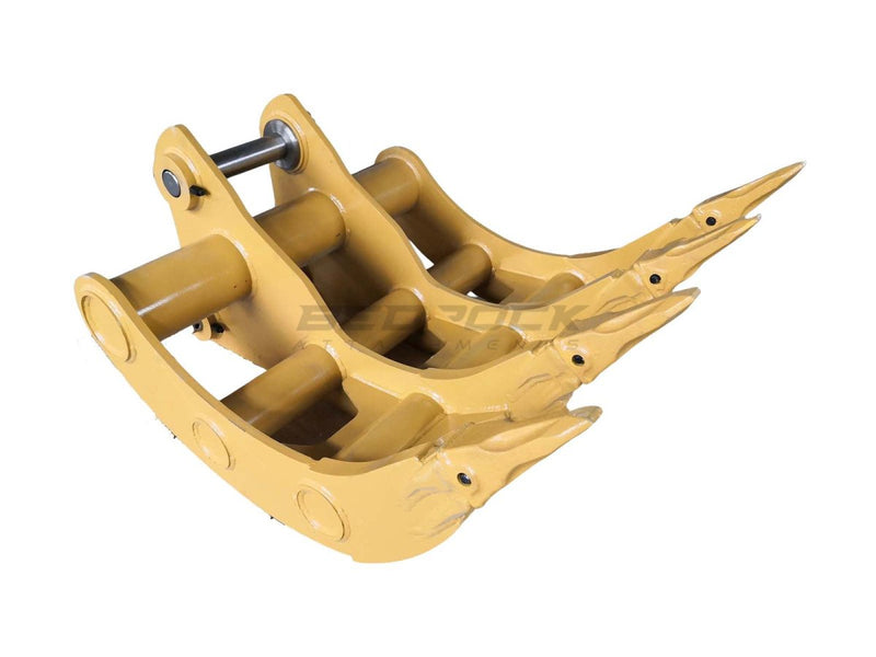 EXCAVATOR RAKE GP-GP (B LINKAGE 48"), 2 x 80mm Pins, B Linkage-EK-B48-Excavator Rakes-Bedrock Attachments