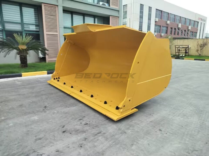 Loader Bucket PIN ON fits CAT 980, 6.0m3, 134in-WLB980PO-134-6.0-Loader Bucket-Bedrock Attachments