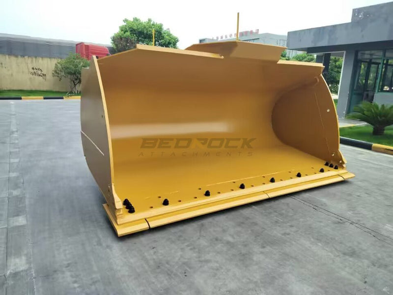Loader Bucket PIN ON fits CAT 980, 6.0m3, 134in-WLB980PO-134-6.0-Loader Bucket-Bedrock Attachments