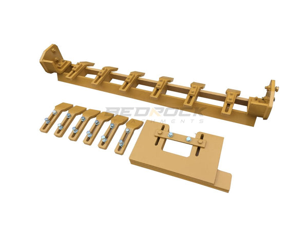 Pad Foot Shell Scraper bar fits CAT CS44B Roller-RS09-Roller Pad Foot Shell Kits-Bedrock Attachments