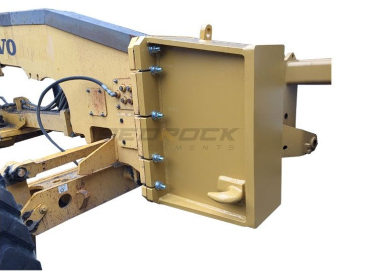 Push Block fits Volvo G930, G940, G946, G960 Motor Grader-MP06-Motor Grader Push Block-Bedrock Attachments