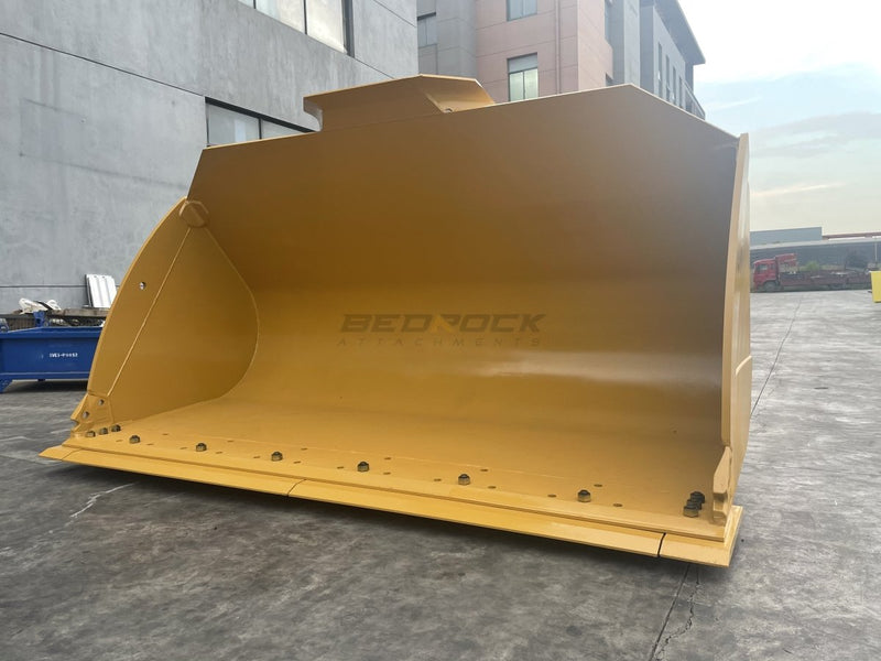Quick Coupler Bucket fits CAT 950/962 loader, 115in, 3.6m3-WLB950FC-115in-3.6-Loader Bucket-Bedrock Attachments