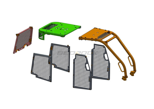 Screens and Sweeps fits CAT D5K D4K D3K Bulldozer-BS01-Bulldozer Screens&Sweeps-Bedrock Attachments