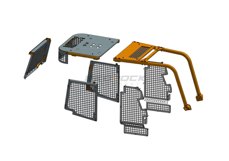 Screens and Sweeps fits CAT D6K-2B Bulldozer-BS03-Bulldozer Screens&Sweeps-Bedrock Attachments