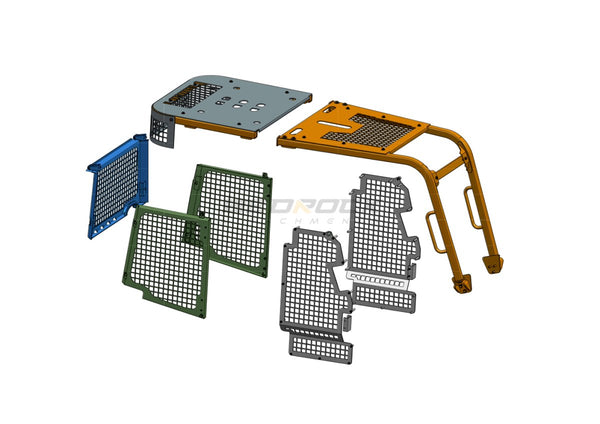 Screens and Sweeps fits CAT D6K Bulldozer-BS02-Bulldozer Screens&Sweeps-Bedrock Attachments