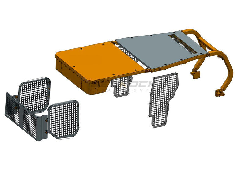 Screens and Sweeps fits CAT D7E Bulldozer-BS13-Bulldozer Screens&Sweeps-Bedrock Attachments