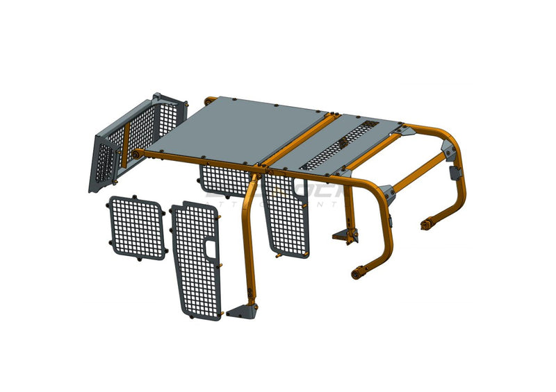 Screens and Sweeps package for D6T D6R (2014 model and before)-BS11O-BS12-Bulldozer Screens&Sweeps-Bedrock Attachments