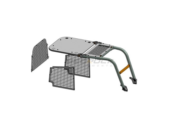 Screens Sweeps fits John Deere 650K Open Rops Bulldozer-BS31-Bulldozer Screens&Sweeps-Bedrock Attachments