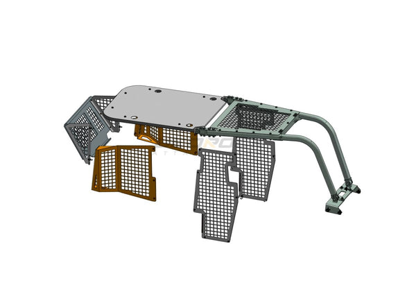 Screens Sweeps fits John Deere 750K-1 Bulldozer-BS34-Bulldozer Screens&Sweeps-Bedrock Attachments