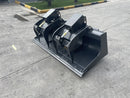 Skid Steer Loader Grapple Buckets 1829 mm (75 in), bolt-on cutting edge-SKGRB-75-Skid Steer-Bedrock Attachments