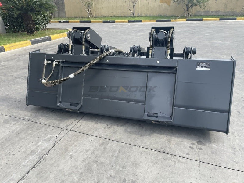 Skid Steer Loader Grapple Buckets 1981 mm (78 in), bolt-on cutting edge-SKGRB-78-Skid Steer-Bedrock Attachments