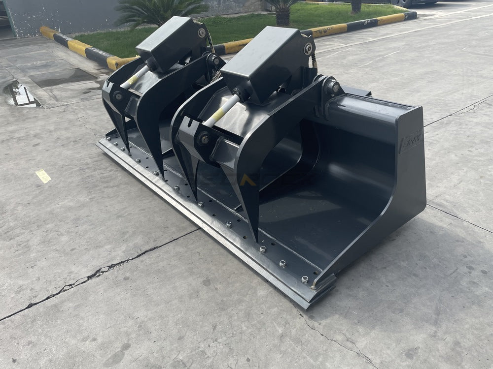 Bucket Ripper Loader Skid Steer Loader Grapple Buckets 1981 mm (78 in), bolt-on cutting edge ...