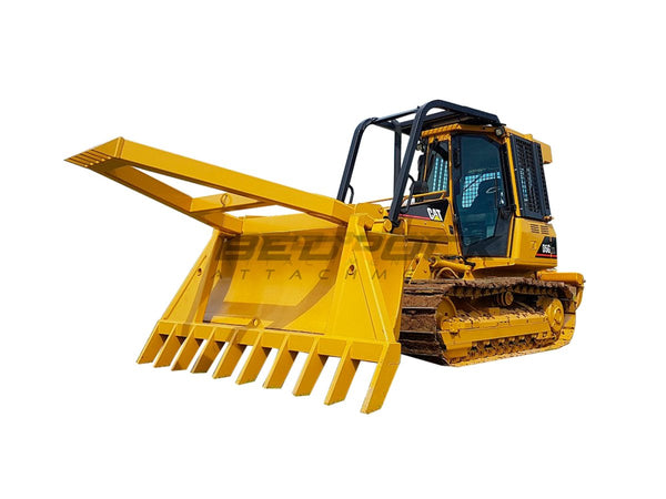 Stick Rakes fits CAT D5N D5K D5G D4K D4G D3K D3G-BDR14-Bulldozer Stickrake-Bedrock Attachments