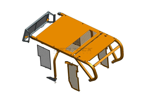 Sweeps and Screens fits CAT D8T Bulldozer-BS17-BS18-Bulldozer Screens&Sweeps-Bedrock Attachments