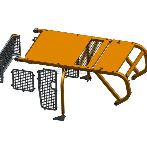 Sweeps and Screens set fits CAT D8R Bulldozer - Bedrock