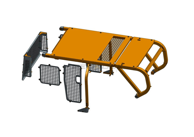 Sweeps and Screens set fits CAT D8R Bulldozer-BS19-BS20-Bulldozer Screens&Sweeps-Bedrock Attachments
