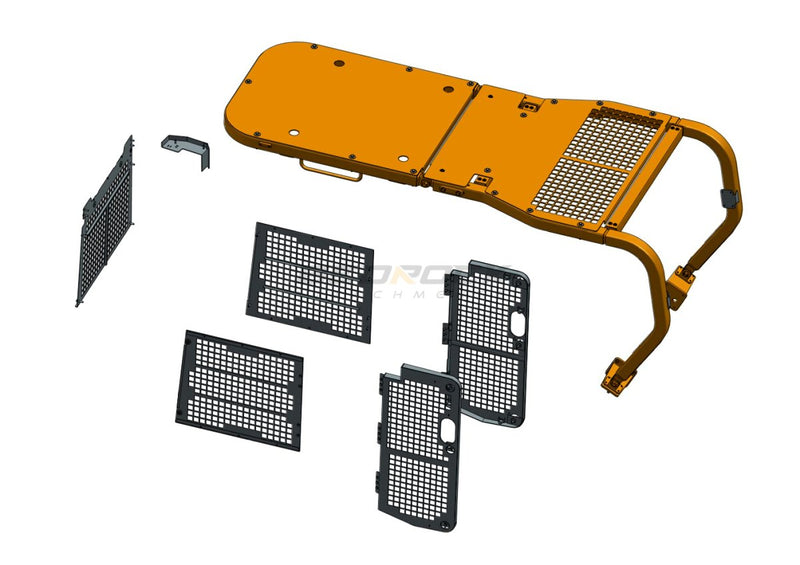 Sweeps fits CAT D6R2 Bulldozer-BS43-Bulldozer Screens&Sweeps-Bedrock Attachments