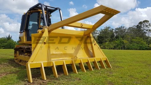 Tree Pusher fits D5N D6K-BP01-Bulldozer Tree Pusher-Bedrock Attachments